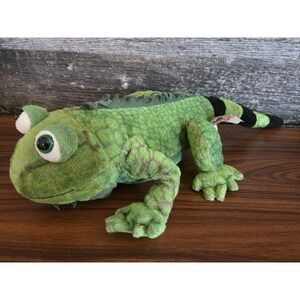 GANZ Webkinz Iguana Plush Lizard Stuffed Animal Green Toy No Code